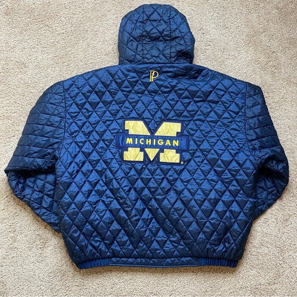 Vintage University Michigan Wolverines REVERSIBLE Full Zip Jacket - Picture 14 of 16